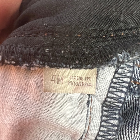LOFT‎ Maternity Jeans Skinny Dark Wash Stretch Full Panel Size 4M Stretch - Picture 4 of 7